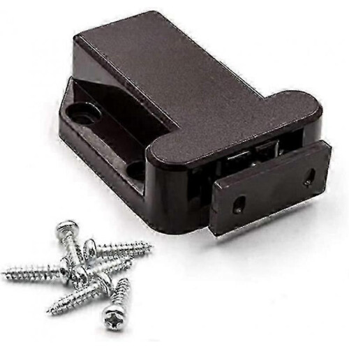 8 Pack Push Latchtouch Latch Safe Push Latchrebound Self-locking Deviceopen Catch Lock Drawer Cabinet Catch Touch Latch Cupboard Bedroom 2