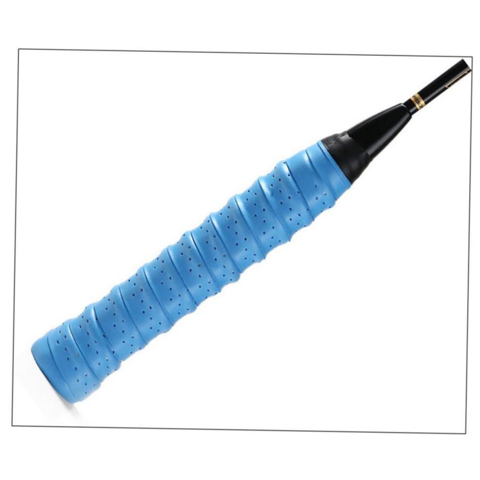 10 Pieces Badminton Racket Grip Tape Non-Slip PU Material Moisture Absorbing for Tennis Badminton Squash Random Colors-image-OPC-PJR6Q87-NEW