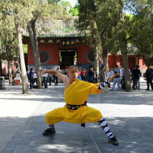 (yellow, 150cm) Shaolin Wushu Practicing Clothing Monk Clothes Shaolin Clothing Set Tops Pants