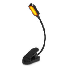 Reading Lamp Book Clamp, Gritin Book Lamp with 9 Leds, 3 Color Temperature Modes, Stepless Brightness Clamp Lamp, Usb Rechargeable Clamp Light, 360 Fl