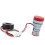 AD16-22DVA Rosso 2-Display Rotondo 60~500V 0~99.9A 13