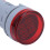 AD16-22DVA Rosso 2-Display Rotondo 60~500V 0~99.9A 12
