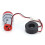 AD16-22DVA Rosso 2-Display Rotondo 60~500V 0~99.9A 7