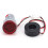 AD16-22DVA Rosso 2-Display Rotondo 60~500V 0~99.9A 16