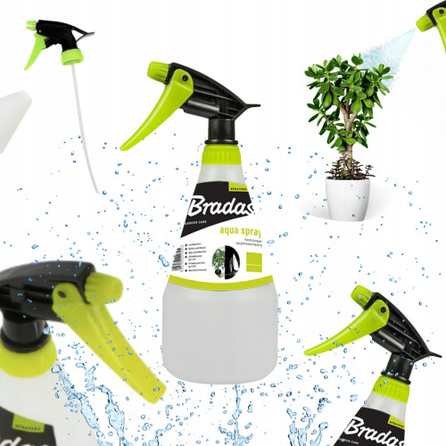 Empty Trigger Sprayer Atomiser Hand Spray Bottle Plants Garden Cleaning Flowers 0.5L 1