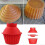 3 Pack Giant Big Silicone Cupcake Cake Mould Top Cupcake Bake Set Baking Mold Cake Bake Tool 4