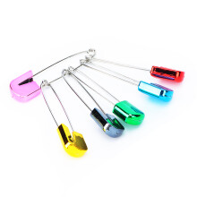 Diaper Pins Assorted Color Safety Locking Cloth Nappy Sewing 6pcs 1#