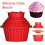 3 Pack Giant Big Silicone Cupcake Cake Mould Top Cupcake Bake Set Baking Mold Cake Bake Tool 2
