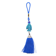 Blue Eye Alloy Tassel Car Ornament - Interior Decor & Gift