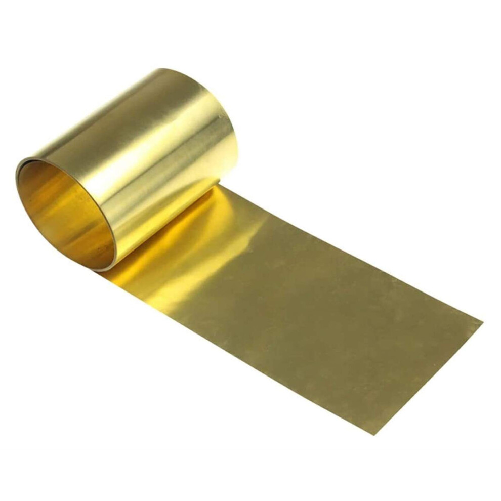 Brass Plate H62 Brass Sheet 0.4Mm Thick 3000Mm Long Copper Foil 10Mm Wide For Metal Crafts And Fabrication 6482260773636