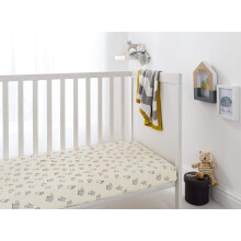 Soft & Breathable Nursery Sheep Crib Fitted Sheet