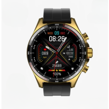 (GT4 PRO Silikon Gold) Kompatible Huawei GT4 Pro GPS Smart Watch Erwachsene Fitness Watch Immer HD-Bildschirm