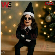 (25*10cm Black) Oz Christmas Elf Doll - Fan Surprise Gift, Christmas Elf Doll, Christmas Decoration