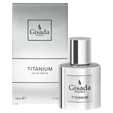 Gisada Titanium EDP 50ml - Sweet-Spicy Men's Fragrance (Artemisia, Cardamom, Leather, Patchouli) | Code 10049785