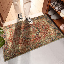 (40x60cm – Small Door Mat) Majestic Vintage Traditional Cashmere Rug - Classic Persian Style Area Rugs, Runners & Door Mats