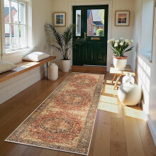 (60x220cm – Hallway Runner Rug) Majestic Vintage Traditional Cashmere Rug - Classic Persian Style Area Rugs, Runners & Door Mats