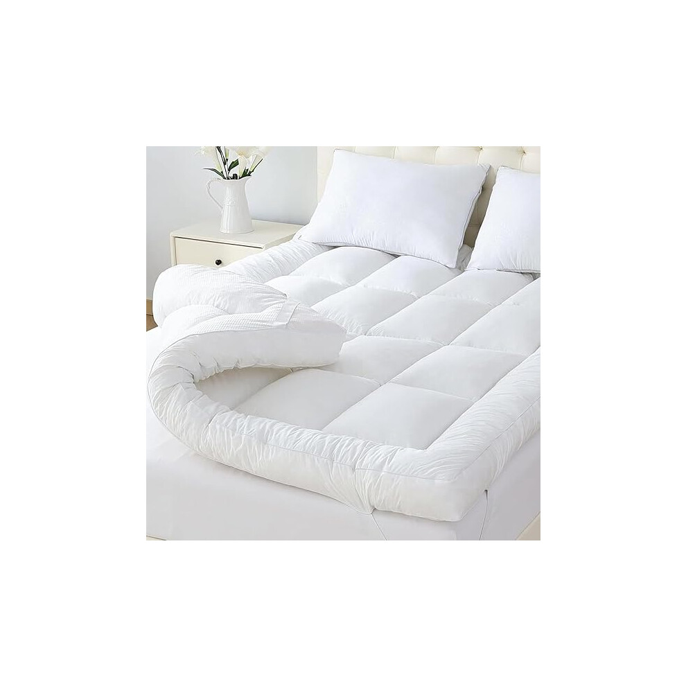 Hotel Quality Extra Thick Mattress Topper 4 Inches / 10cm : King