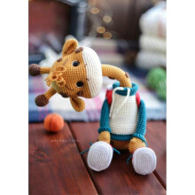 Giraffe Handwoven Material DIY Knitting Yarn Crochet Wool Cartoon Doll Material Bag
