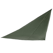 Voile d'ombrage triangulaire, résistant aux UV, 3x3x3 m, vert militaire