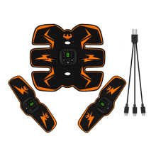 (M4) Smart EMS Wireless Muscle Stimulator Fitness Trainer Abdominal Training Electric Weight Loss Stickers Body Slimming Massager
