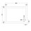 Slim 1000 x 760 Rectangular Stone Resin Shower Tray For Wetroom Enclosure 3