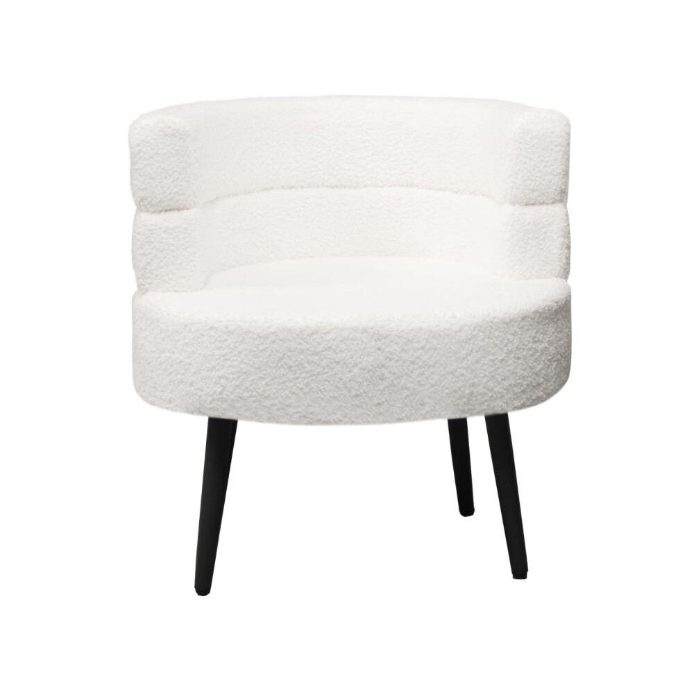 Alivio Sherpa Chair, Sherpa Sofa Chair for Living Room Bedroom Dining Room Makeup Office Reception Cafe Bar (White)-image-OPC-PFHBRGV-NEW