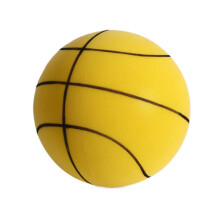 Quiet Basketball Size 3 5 7 Foam Indoor Outdoor Training Basketball for Children Adults Yellow Silent Home Use
