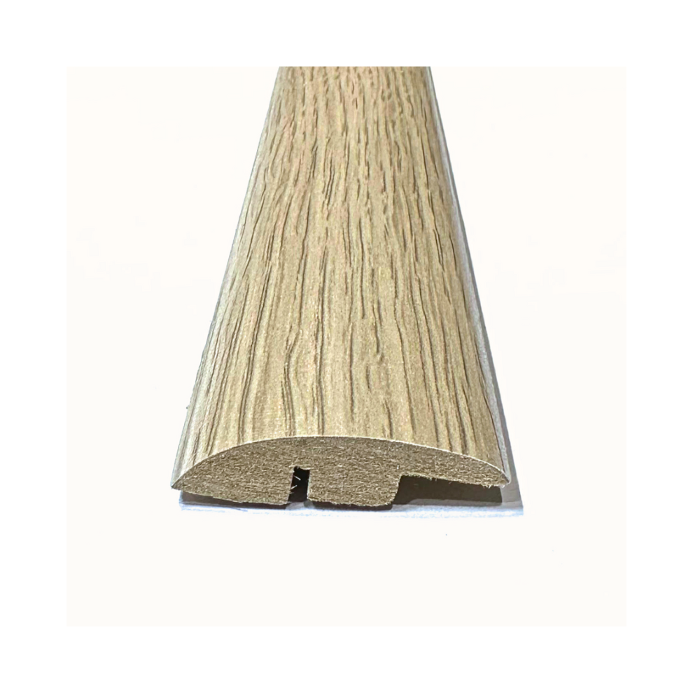 (2.4M, Hawaii Oak) Laminate/Wood Floor Mdf Threshold Strip Ramp Profile 5056524014233