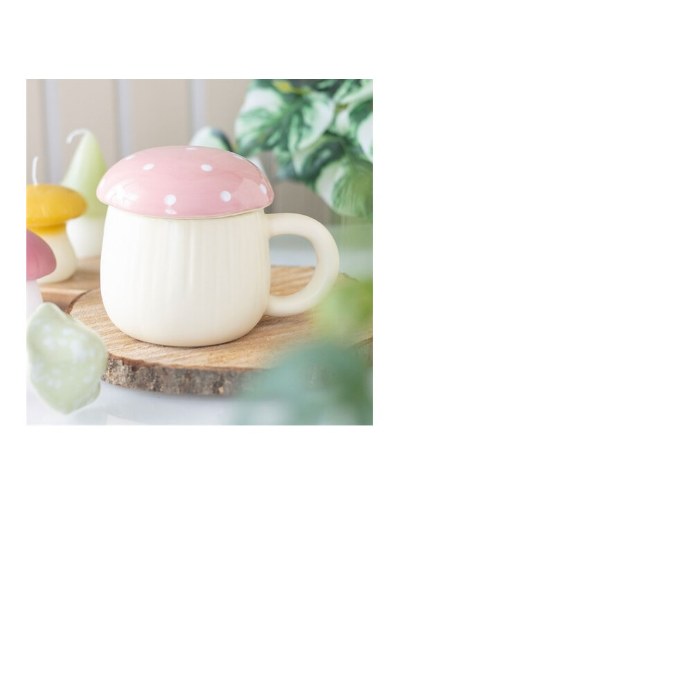 Something Different Pink Mushroom Mug