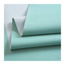 Leather Upholstery Material, Faux Leather Fabric, Stretch PU Material, 1.4x5m Light Green for Clothing and Upholstery