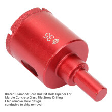 35mm Brazed Diamond Core Drill Bit for Marble Concrete Tile Glass