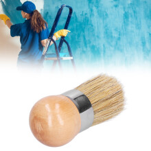 2-Inch Round Head Paint Brush Beech Wood Handle for Decorating and Cleaning