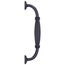 Poignée d'armoire en alliage de zinc, modèle 15  4 cm, 105 g, noire.