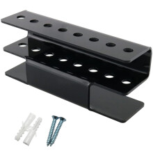 Holder Wall Mounted Darts Stand for 8 Darts, Acrylic Storage Organizer with Black Smooth Finish for Home and Gym Use