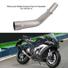 Motorradmodifikation Auspuff Mittellinkrohr Schalldämpfer für Kawasaki ZX-10R 08-15
