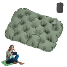Inflatable Seat Cushion, Waterproof Portable Camping Pillow, Lightweight Travel Folding Air Cushion