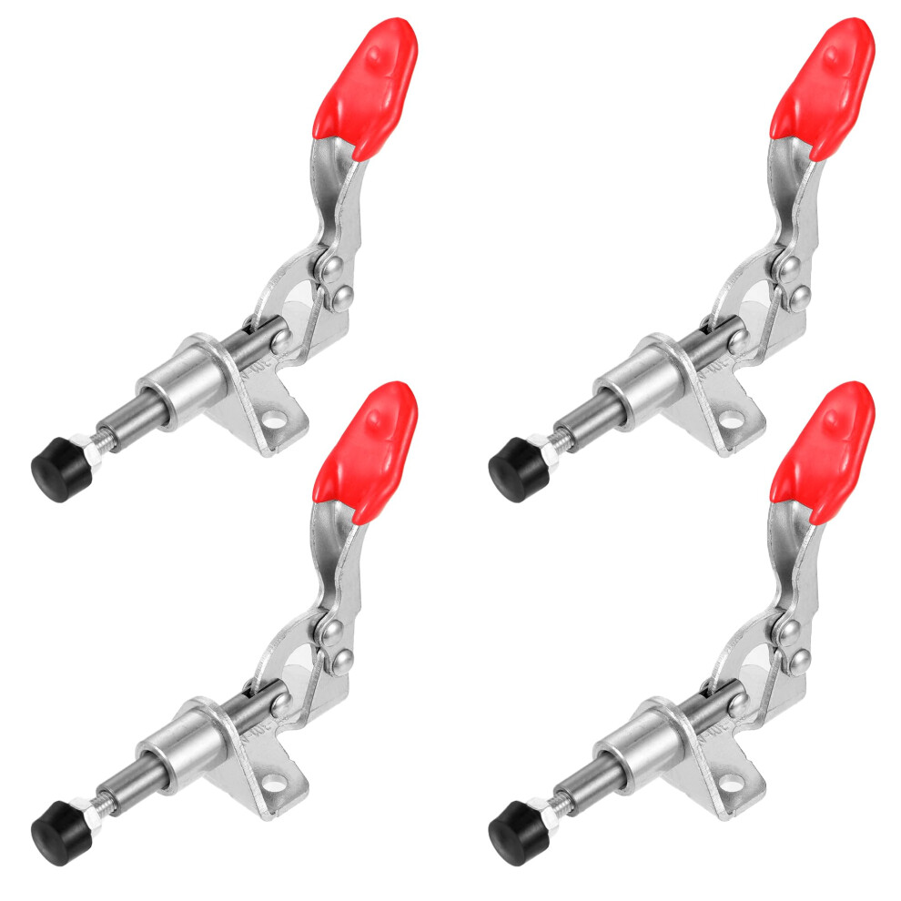 4 Piece Toggle Clamp Quick Release Set - Push Pull Action Horizontal Tensioner Vertical Clamp Tool For Welding And Carpentry 6447073709241