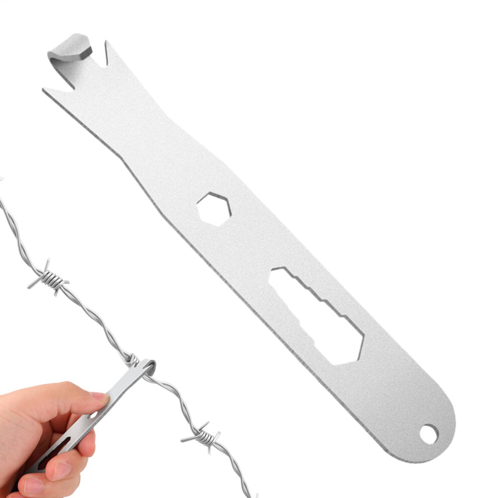 Fence Tools For Barb Wire - Stainless Steel Wire Twister With Hexagonal Holes For Tightening And Fixing High-Strength Net 6447073709272