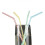 Plastic Straws Multicolor Striped Bed Disposable Strawsa (100pcs) 12