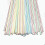 Plastic Straws Multicolor Striped Bed Disposable Strawsa (100pcs) 6