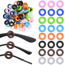 30 Pairs Ear Grip Hooks, Silicone Glasses Stopper, Silicone Glasses Round, Anti Slip Hooks for Glasses, Eyeglasses Grip