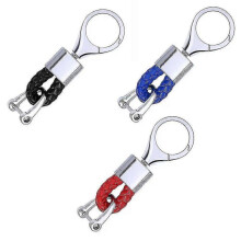 Red Leather Keychain, Car Keyrings with Screwdrivers, Car (3pcs, Multicolor)