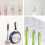 Adhesive Hooks, Waterproof Self Adhesive Hook Heavy Duty Wall Hooks for Home Kitchen Bathroom (20 Pack) 9