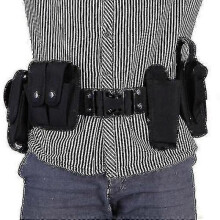 Tactical Police Security Guard Equipment Duty Utility Kit Belt with Pouches System Holster Outdoor T