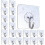 Adhesive Hooks, Waterproof Self Adhesive Hook Heavy Duty Wall Hooks for Home Kitchen Bathroom (20 Pack) 1