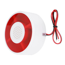 Lumière stroboscopique LED 12 V avec sirène - système d'alarme facile à installer