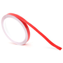 Nastro adesivo rosso riflettente esagonale luminoso da 8 m