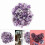 Éclats de cristal naturel 100 g blanc/rose/violet 8
