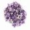Éclats de cristal naturel 100 g blanc/rose/violet 4