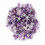 Éclats de cristal naturel 100 g blanc/rose/violet 11